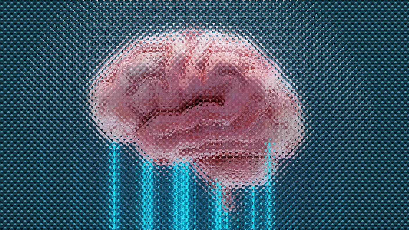 Sandia Fires Up a Brain-Like Supercomputer That Can Simulate 180 Million Neurons Artist's depiction of a digital brain drawing power.
